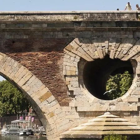 Canal Du Midi Terrasse Parking Hyper Centre *